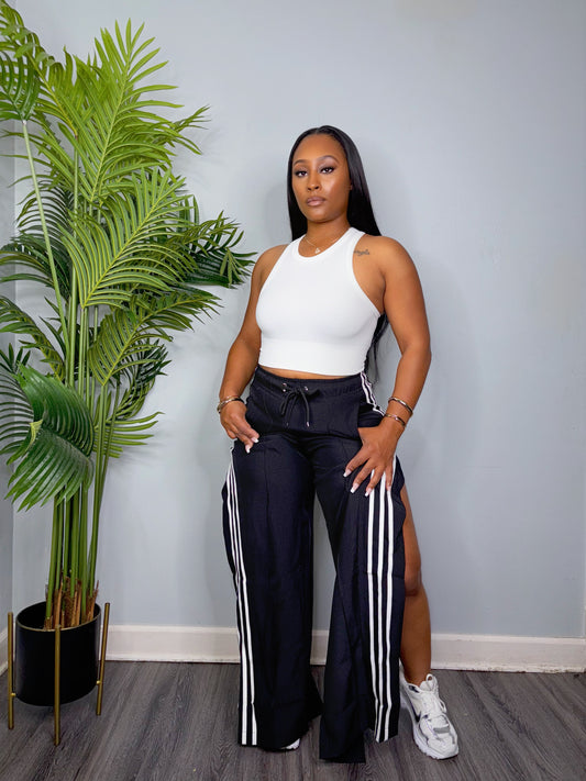 Striped Pant (Black)