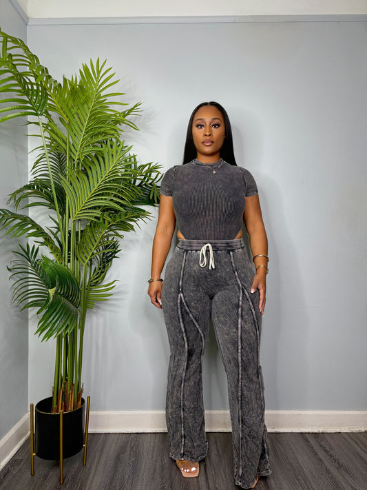 Chilly Pant Set (BLACK)